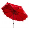 UV Resistant Zimmerman 9 FT Crank Market Push Button Tilt Umbrella with Flap UV Resistant Zimmerman 9 FT Crank Market Push Button Tilt Umbrella with Flap