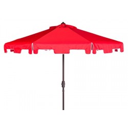 UV Resistant Zimmerman 9 FT Crank Market Push Button Tilt Umbrella with Flap