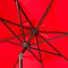 UV Resistant Zimmerman 9 FT Crank Market Push Button Tilt Umbrella with Flap UV Resistant Zimmerman 9 FT Crank Market Push Button Tilt Umbrella with Flap