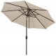 Safavieh Ortega 9 FT Auto Tilt UV Resistant Crank Umbrella - Beige (PAT8001A)