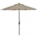 Safavieh Ortega 9 FT Auto Tilt UV Resistant Crank Umbrella - Beige (PAT8001A)