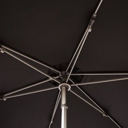 Safavieh Hurst 9 FT Easy Glide UV Resistant Market Umbrella - Black (PAT8002D)