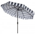 Safavieh Elsa Fashion Line 9FT UV Resistant Auto Tilt Umbrella - Navy/White (PAT8003B)