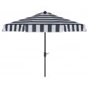Safavieh Elsa Fashion Line 9FT UV Resistant Auto Tilt Umbrella - Navy/White (PAT8003B)