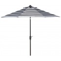 Safavieh Iris Fashion Line 9FT UV Resistant Auto Tilt Umbrella - Grey/White (PAT8004D)