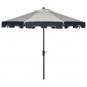 Safavieh City Fashion 9FT UV Resistant Auto Tilt Umbrella - Beige/Navy (PAT8005A)