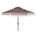 Milan Fringe 9ft Crank Outdoor Push Button Tilt Umbrella