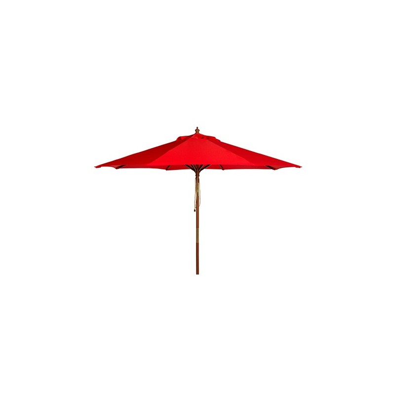 Cannes 9ft Wooden Outdoor Umbrella