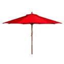 Cannes 9ft Wooden Outdoor Umbrella