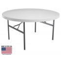 Lifetime 4 Round Tables & 32 Chairs Set - White - Commercial Grade (80458)