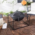 Leros Square Fire Pit