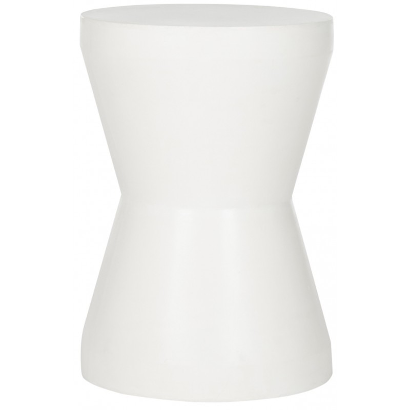 Safavieh Torre Indoor/Outdoor Modern Concrete 17.3-inch H Accent Table - Ivory (VNN1001B) Safavieh Torre Indoor/Outdoor Modern Concrete 17.3-inch H Accent Table - Ivory (VNN1001B)
