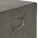 Safavieh Cube Indoor/Outdoor Modern Concrete 16.5-inch H Accent Table - Dark Grey (VNN1003A)