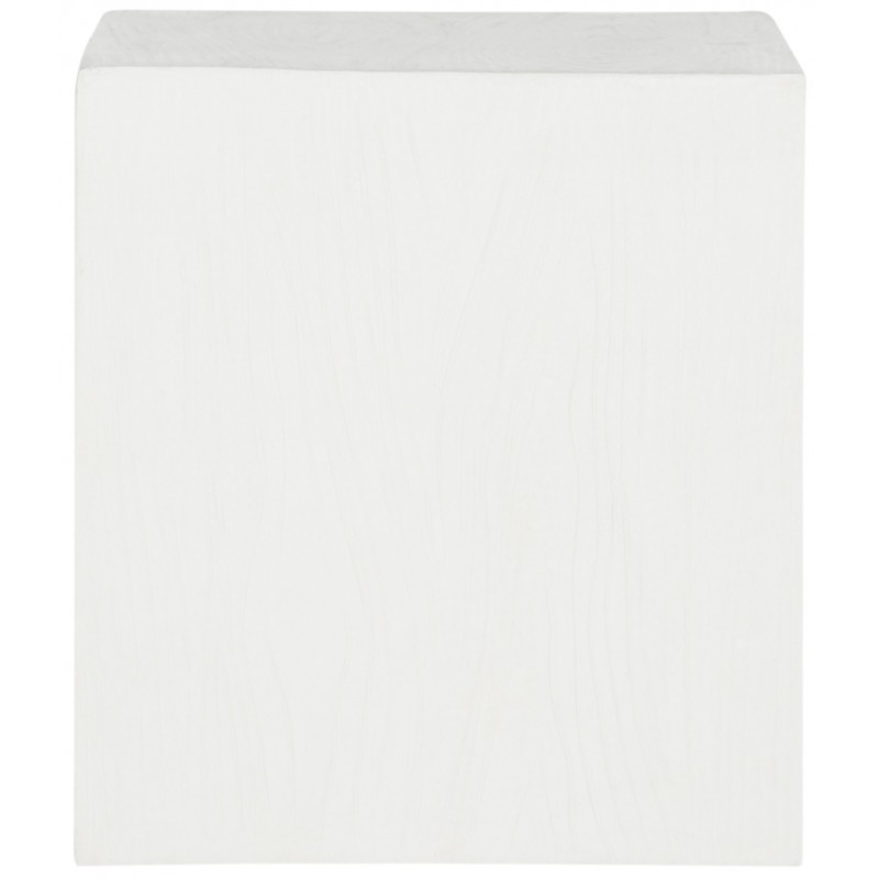 Safavieh Cube Indoor/Outdoor Modern Concrete 16.5-inch H Accent Table - Ivory (VNN1003B)