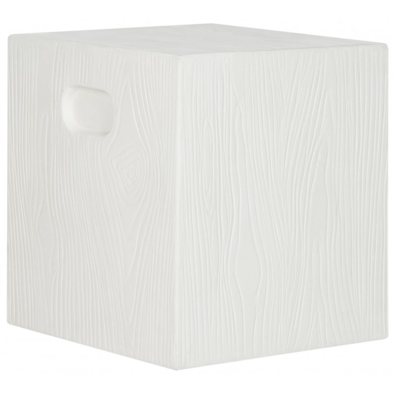 Safavieh Cube Indoor/Outdoor Modern Concrete 16.5-inch H Accent Table - Ivory (VNN1003B)