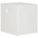 Safavieh Cube Indoor/Outdoor Modern Concrete 16.5-inch H Accent Table - Ivory (VNN1003B)