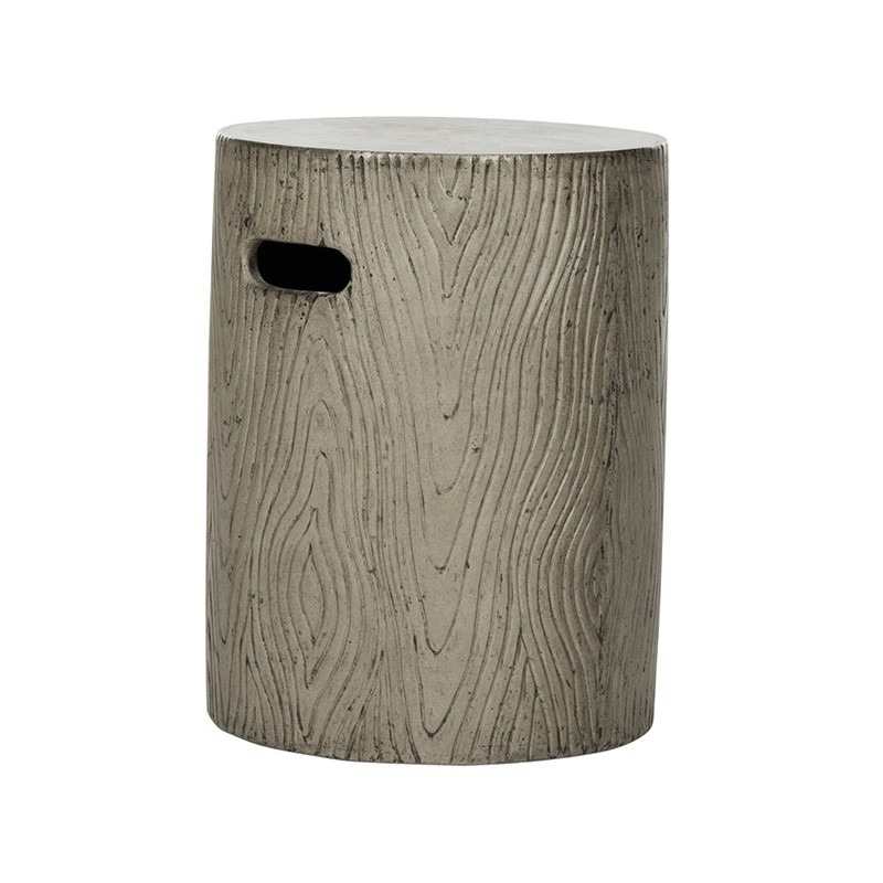 Safavieh Trunk Indoor/Outdoor Modern Concrete Round 16.5-inch H Accent Table - Dark Grey (VNN1004A)