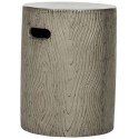 Safavieh Trunk Indoor/Outdoor Modern Concrete Round 16.5-inch H Accent Table - Dark Grey (VNN1004A)