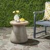 Safavieh Button Indoor/Outdoor Modern Concrete Round 18.1-inch H Accent Table-Dark Grey (VNN1005A) Safavieh Button Indoor/Outdoor Modern Concrete Round 18.1-inch H Accent Table-Dark Grey (VNN1005A)