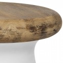 Safavieh Button Indoor/Outdoor Modern Concrete Round 18.1-inch H Accent Table - Ivory (VNN1005B)