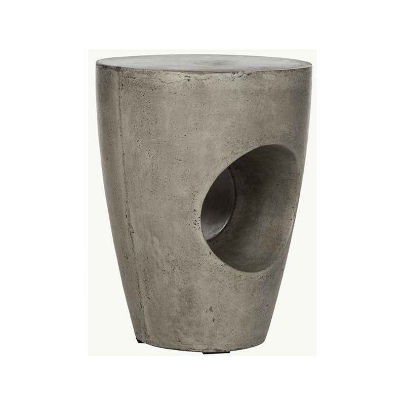 Safavieh Aishi Indoor/Outdoor Modern Concrete Round 17.7-inch H Accent Table - Dark Gey (VNN1007A)