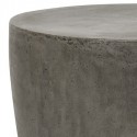 Safavieh Aishi Indoor/Outdoor Modern Concrete Round 17.7-inch H Accent Table - Dark Gey (VNN1007A)