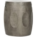 Safavieh Zuri Indoor/Outdoor Modern Concrete Round 17.7-inch H Accent Table - Dark Grey (VNN1008A)
