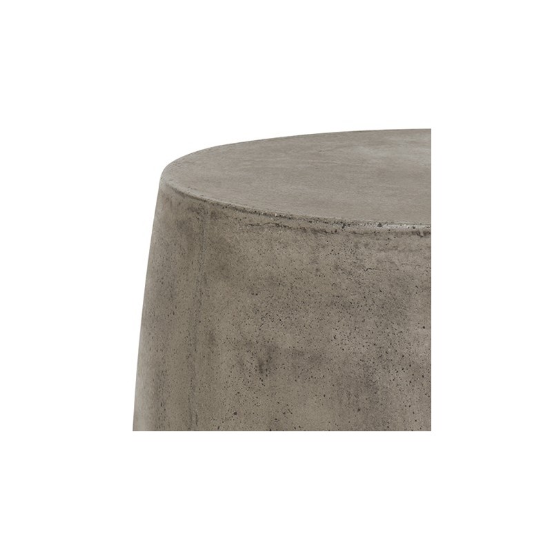 Safavieh Zuri Indoor/Outdoor Modern Concrete Round 17.7-inch H Accent Table - Dark Grey (VNN1008A)