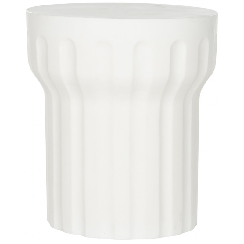 Safavieh Vesta Indoor/Outdoor Modern Concrete Round 15.3-inch Dia Accent Table - Ivory (VNN1009B)