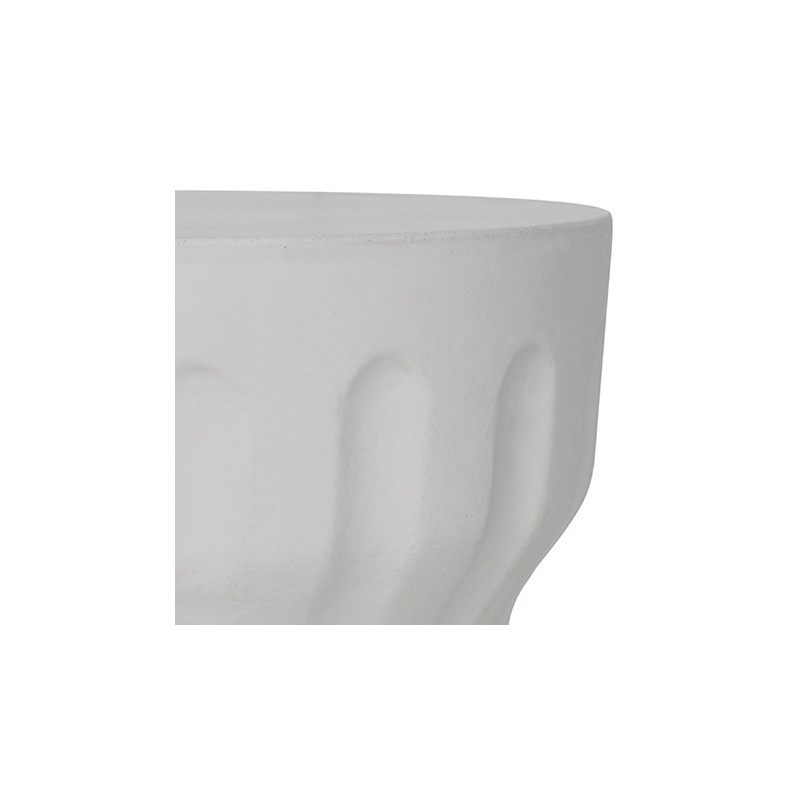 Safavieh Vesta Indoor/Outdoor Modern Concrete Round 15.3-inch Dia Accent Table - Ivory (VNN1009B)