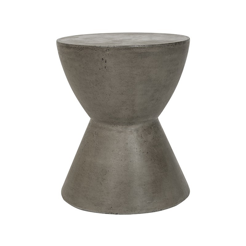 Safavieh Athena Indoor/Outdoor Modern Round 17.7-inch H Accent Table - Dark Grey (VNN1011A)