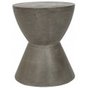 Safavieh Athena Indoor/Outdoor Modern Round 17.7-inch H Accent Table - Dark Grey (VNN1011A)