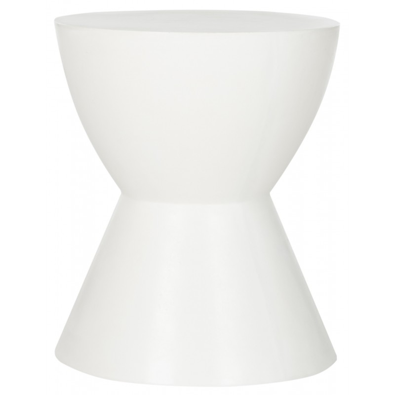 Safavieh Athena Indoor/Outdoor Modern Round 17.7-inch H Accent Table - Ivory (VNN1011B)