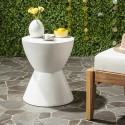 Safavieh Athena Indoor/Outdoor Modern Round 17.7-inch H Accent Table - Ivory (VNN1011B)