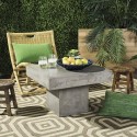 Safavieh Tallen Indoor/Outdoor Modern Concrete 15.75-inch H Coffee Table - Dark Grey (VNN1016A)