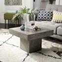 Safavieh Tallen Indoor/Outdoor Modern Concrete 15.75-inch H Coffee Table - Dark Grey (VNN1016A) Safavieh Tallen Indoor/Outdoor Modern Concrete 15.75-inch H Coffee Table - Dark Grey (VNN1016A)