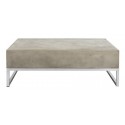 Safavieh Eartha Indoor/Outdoor Modern Concrete 11.42-inch H Coffee Table - Dark Grey (VNN1017A)