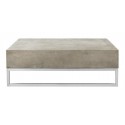 Safavieh Eartha Indoor/Outdoor Modern Concrete 11.42-inch H Coffee Table - Dark Grey (VNN1017A)