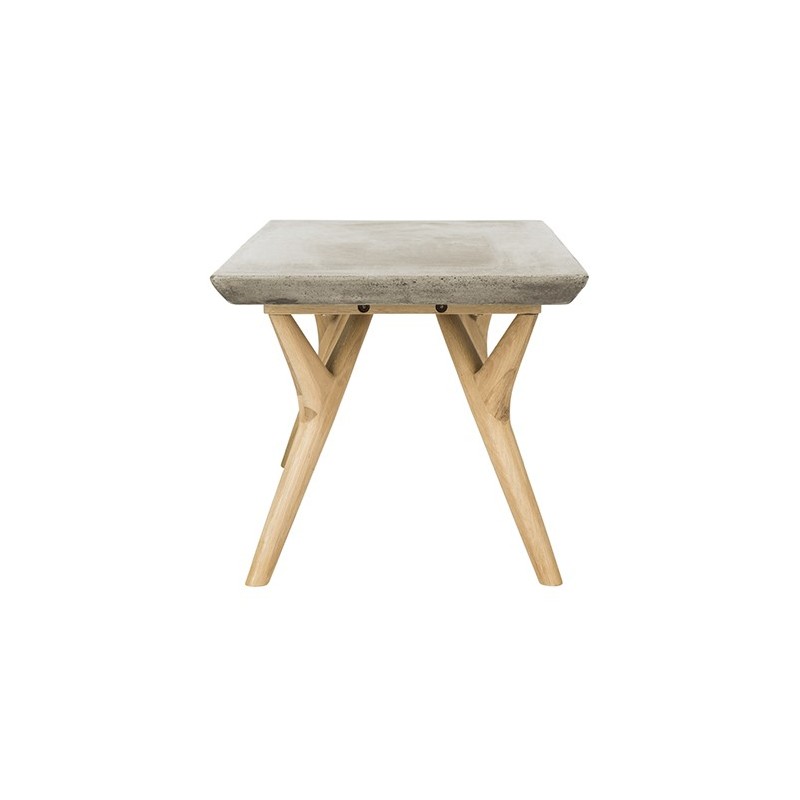 Pacey Indoor/Outdoor Modern Concrete 16.54-inch H Coffee Table