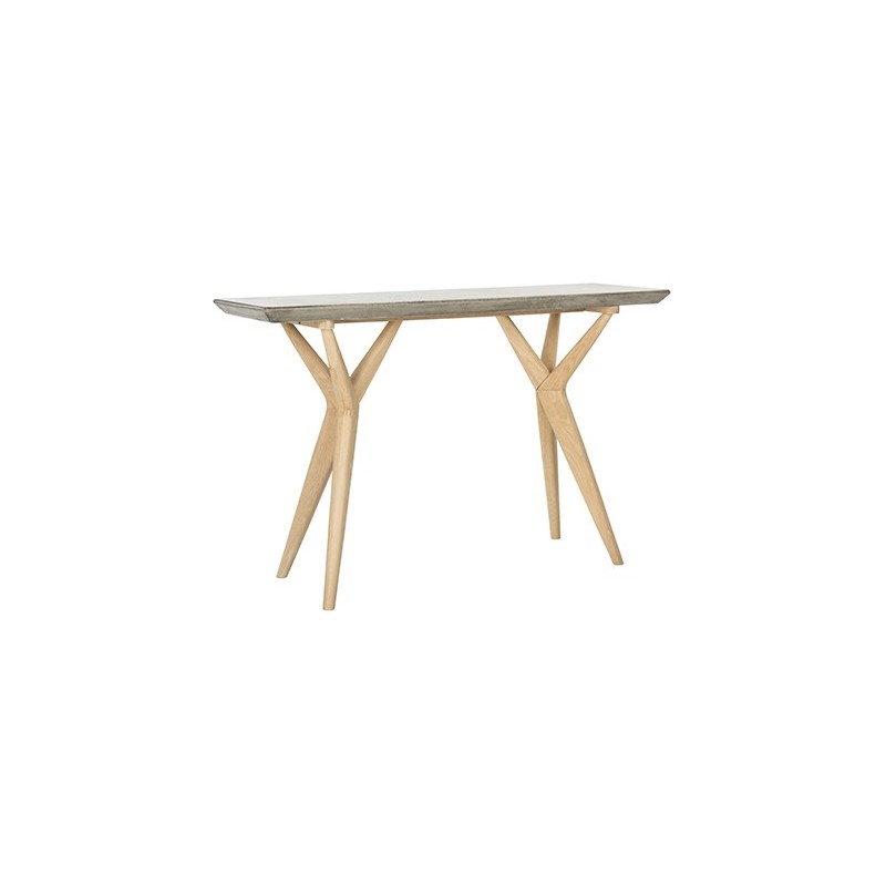 Safavieh Ragna Indoor/Outdoor Modern Concrete 29.92-inch H Console - Dark Grey (VNN1019A)