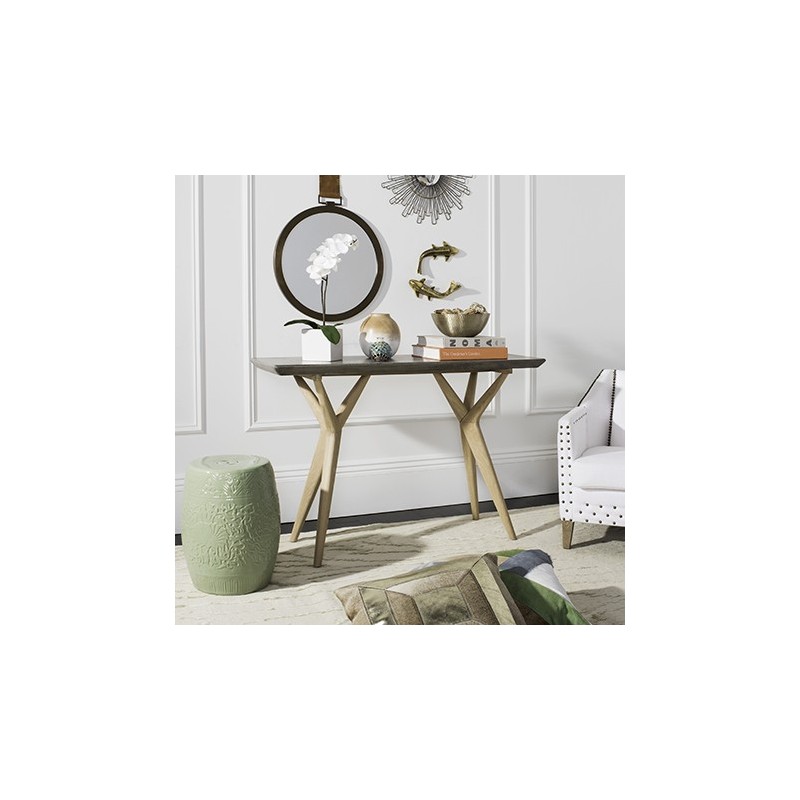 Safavieh Ragna Indoor/Outdoor Modern Concrete 29.92-inch H Console - Dark Grey (VNN1019A)