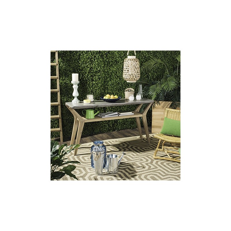 Babette Indoor/Outdoor Modern Concrete 29.53-inch H Console