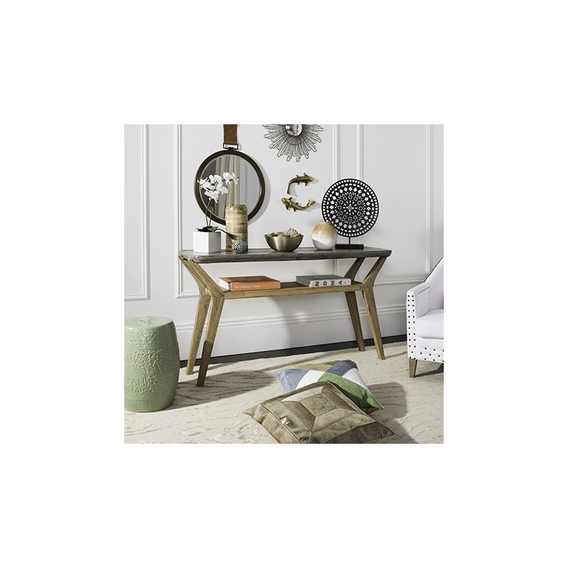 Babette Indoor/Outdoor Modern Concrete 29.53-inch H Console