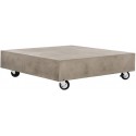 Gargon Indoor/Outdoor Modern Concrete9.84-inch H Coffee Table with Casters Gargon Indoor/Outdoor Modern Concrete9.84-inch H Coffee Table with Casters