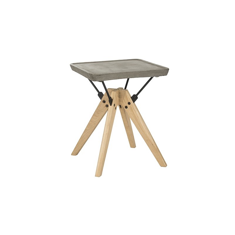 Marcio Indoor/Outdoor Modern Concrete 19.69-inch H Side Table