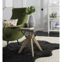 Marcio Indoor/Outdoor Modern Concrete 19.69-inch H Side Table