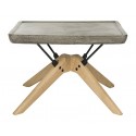 Delartin Indoor/Outdoor Modern Concrete 14.57-inch H Coffee Table