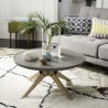 Bryson Indoor/Outdoor Modern Concrete Round 14.57-inch H Coffee Table Bryson Indoor/Outdoor Modern Concrete Round 14.57-inch H Coffee Table