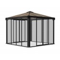 Palram 10x10 Ledro Gazebo Kit - Gray/Bronze (HG9190)