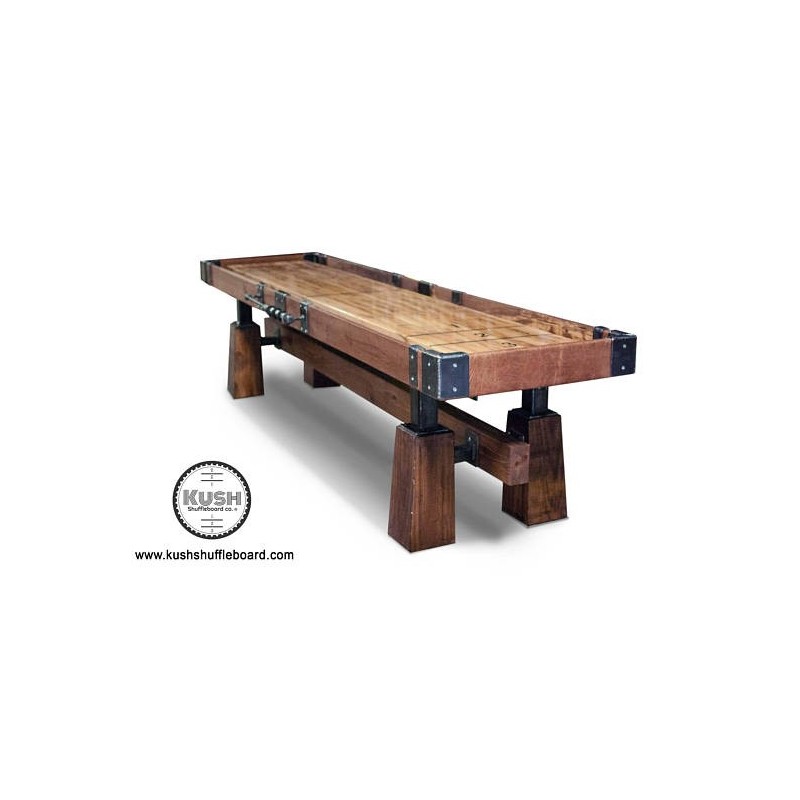Kush 14ft Rustic Shuffleboard Table (036)